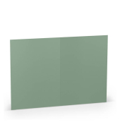 Briefkarten 1103072067 DIN B6  Hoch doppelt 220g planliegend eucalyptus