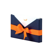 Briefkarten 18211671002 Dackel neonorange