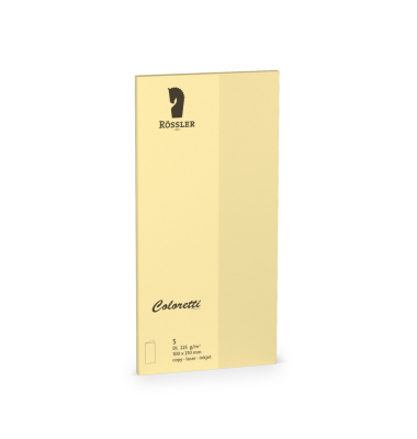 Briefkarten 220703519 Din lang Hoch doppelt 225g sandbraun