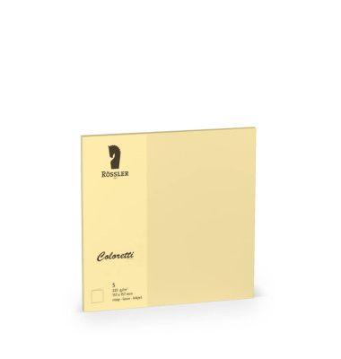 Briefkarten 220741519 157mm x 157mm (BxH) 225g sandbraun