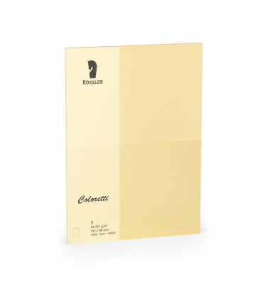 Briefkarte HD A6 5ST sandbraun