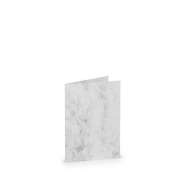 Briefkarten 220709514 A7 225g grau marmora