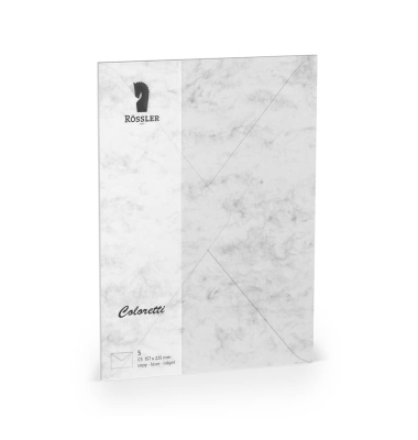 Versandtaschen 220711514, C5, nassklebend, 80g, grau marmora
