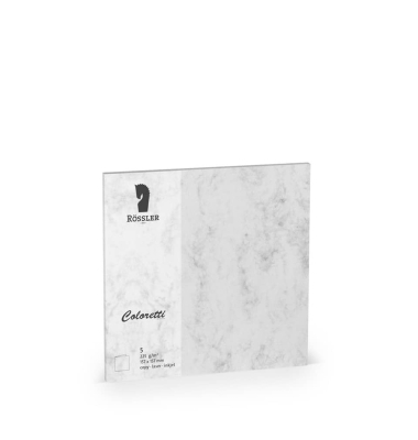 Briefkarten 220741514 157mm x 157mm (BxH) 225g grau marmora