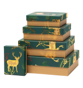 Weihnachtlicher Geschenkkarton Christmas