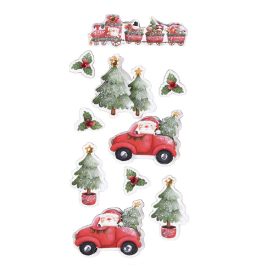 Weihnachtsetikett Christmas