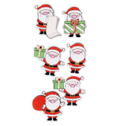 Weihnachtsetikett Santa Claus