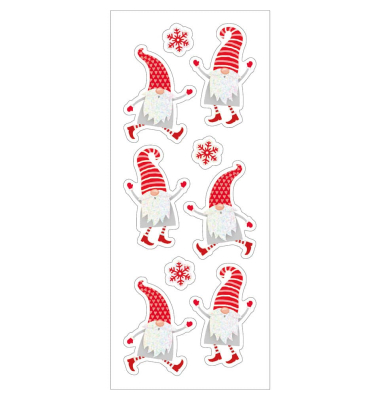 Weihnachtsetikett Wichtel