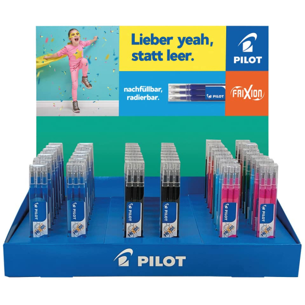 48 Stück Pilot Tintenrollermine Frixion 3ST sortiert 4027177224219 Pilot 3 Stück