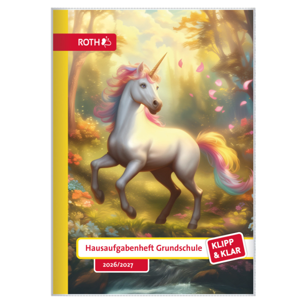 20 Stück Roth Hausaufgabenheft 89538 Klipp & Klar, - / Hausaufgaben Lineatur / Wochentage, A5, 70g, farbig, 56 Blatt / 112 Seiten 402827988637
