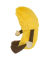 Pl&uuml;schfigur Banane sch&auml;lbar