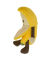 Pl&uuml;schfigur Banane sch&auml;lbar