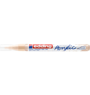 Acrylmarker 1-2mm warmbeige
