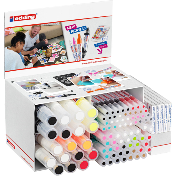 52-906 Thekendisplay Acrylmarker sortiert 4057305053107 EDDING