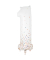 Folienballon Zahl 1 rosegold 86cm