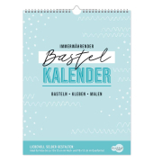 Bastelkalender 5025-9, Schrift, 1 Monat / 1 Seite, 22,5x30cm (22,5x30cm), Jahresunabh&auml;ngig