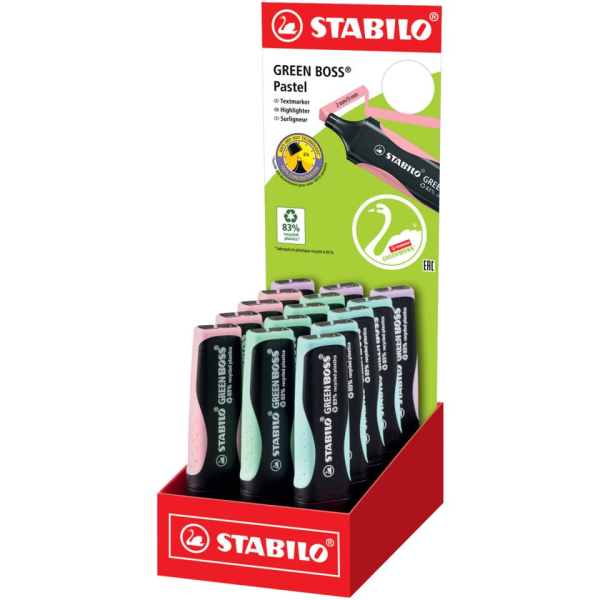 15 Stück Stabilo Textmarker 6070/15-2,   Stabilo