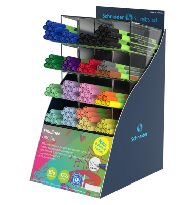 Fineliner Line-Up sortiert