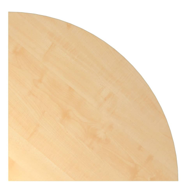 Eckelement Viertelkreis ahorn 80x80cm