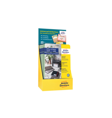 Etiketten Thekendisplay 48677, wei&szlig;, 210x297mm, rechteckig