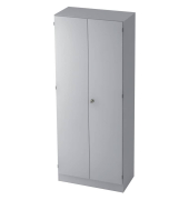 Garderobenschrank 1 Boden 5OH Solid grau
