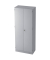 Garderobenschrank 1 Boden 5OH Solid grau