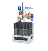 Folienstift duo permanent marker, 348-9 CA30, silber/wei&szlig;