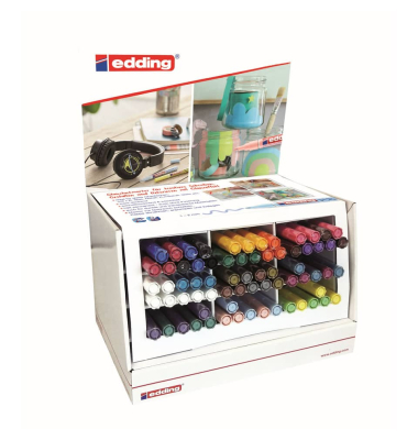 Thekendisplay Glanzmarker sortiert