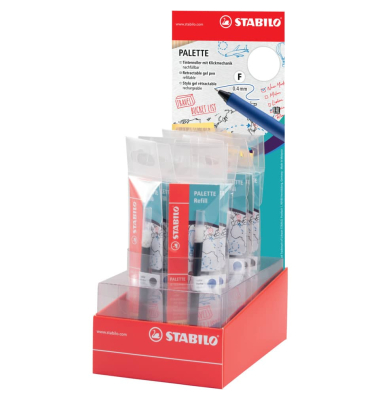 Gelmine Palette F sortiert