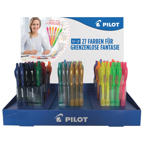 108 Stück Pilot Gelroller G2-7 sortiert  Pilot