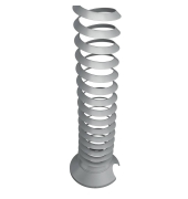 Kabelf&uuml;hrung Spirale silber