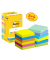 Haftnotizen 654-TFEN-P8+4, Notes Energetic Collection, 76x76mm, farbig sortiert (neongelb/paradisblau/vitalorange/powerpink/neon