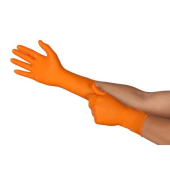 Chemikalienschutzhandschuhe, orange, Gr&ouml;&szlig;e M