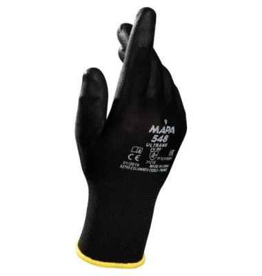 Mechanikschutzhandschuhe, schwarz