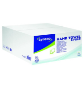 Lyreco Papierfalthandt&uuml;cher, Z-Fold, wei&szlig;