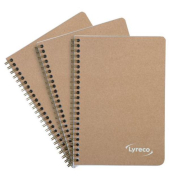 Notizbuch 25457, Polydesign, natur, A5, liniert, 80g, 40 Blatt / 80 Seiten