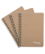 Notizbuch 25457, Polydesign, natur, A5, liniert, 80g, 40 Blatt / 80 Seiten