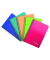 Notizbuch 25450, Lyreco Polycolor - Serie, farbig sortiert, A5, liniert, 80g, 50 Blatt / 100 Seiten