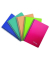 Notizbuch 25452, Lyreco Polycolor - Serie, farbig sortiert, A5, kariert, 80g, 50 Blatt / 100 Seiten