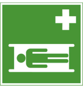 26005 Rettungszeichen Krankentrage