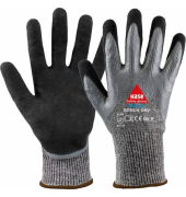 Schnittschutzhandschuhe, schwarz/grau, Gr&ouml;&szlig;e 8