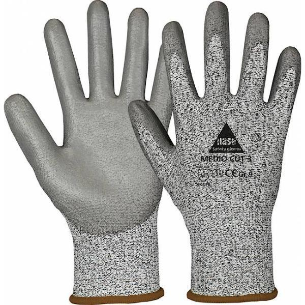 10 Stück Hase Schnittschutzhandschuhe, grau 4018949508767 Hase