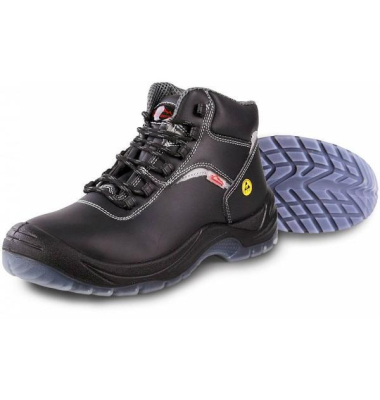 Sicherheitsstiefel, schwarz, Gr&ouml;&szlig;e 48