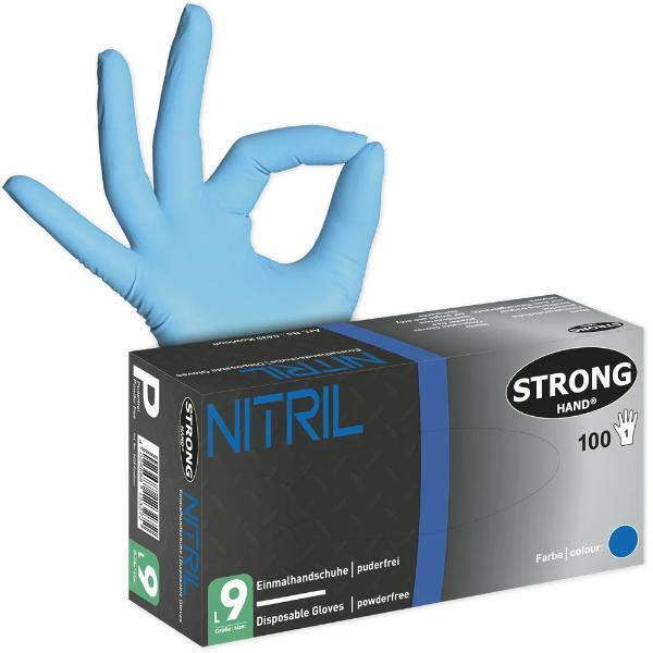Strong Hand Einweghandschuhe, blau 4025888123265 Strong Hand 100 Stück