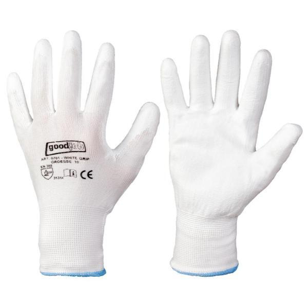 Goodjob® Polyurethan-Strick-Handschuhe WHITE GRIP EN 388 Kat II we