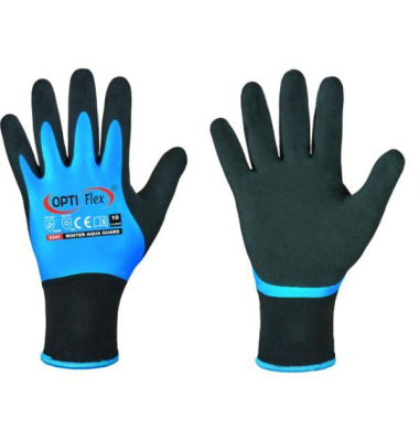 Arbeitshandschuhe, schwarz/blau, Gr&ouml;&szlig;e 11
