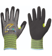 Schnittschutzhandschuhe, grau/schwarz