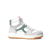 Sicherheitsstiefel, wei&szlig;/gr&uuml;n, Gr&ouml;&szlig;e 35