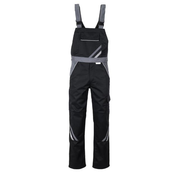 Planam Latzhose, schwarz/schiefer/zink, Größe 58 4030913957517 Planam