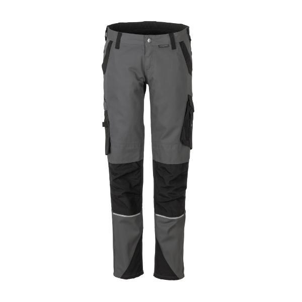 Planam - Damen Bundhose Norit schiefer schwarz Größe 36 - grau